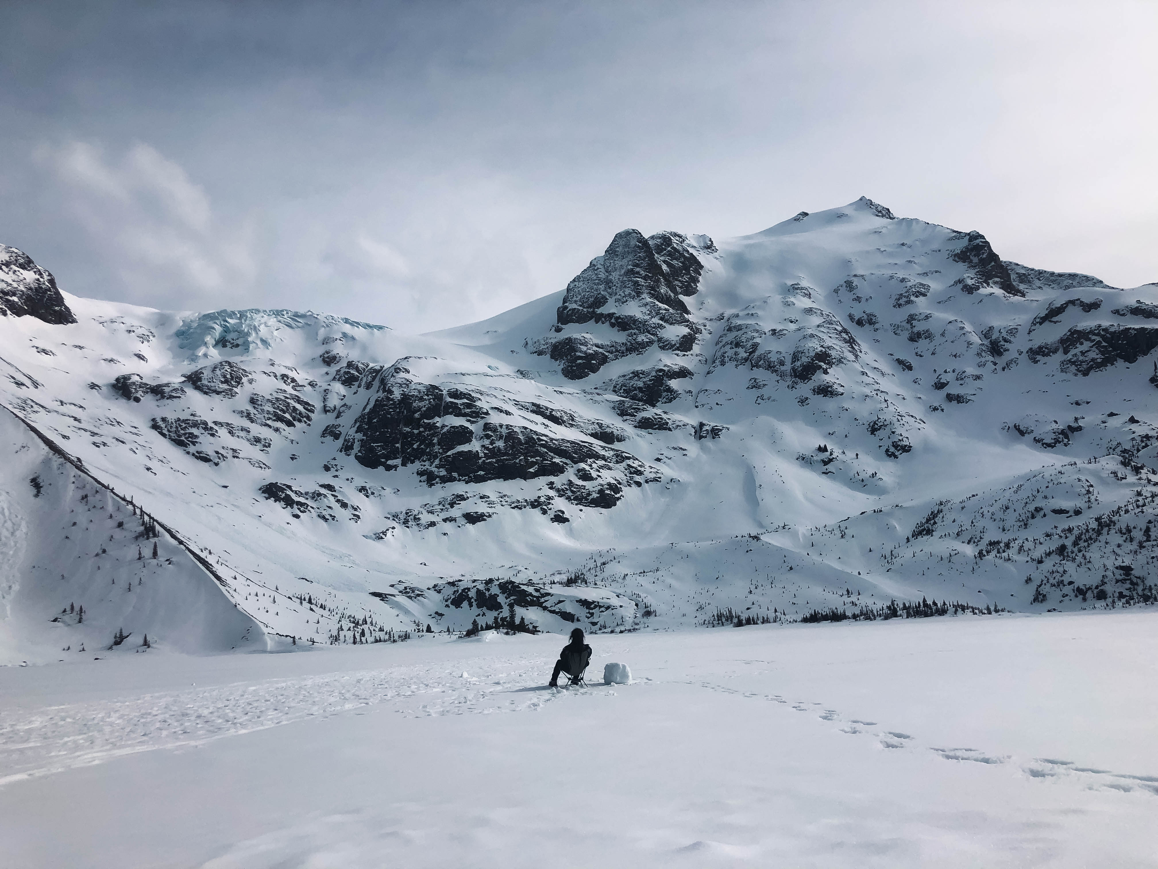 Joffre Lakes on March 2
